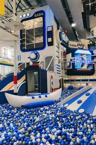 Space theme indoor playground case