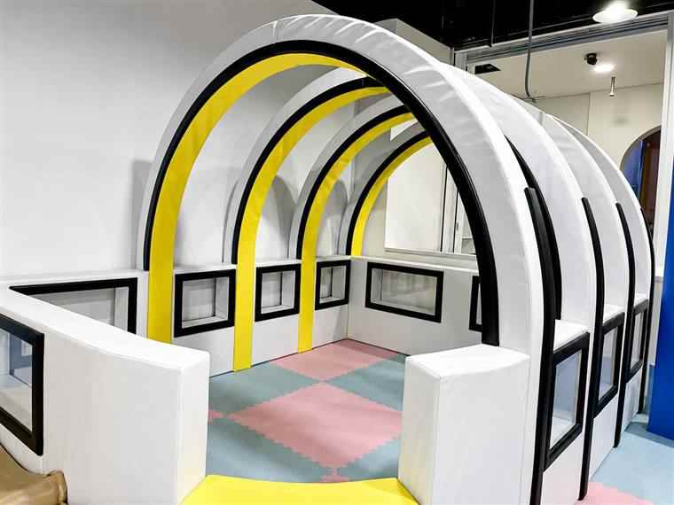 Soft play tunnel area case