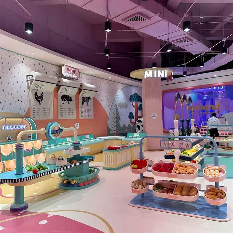 Commercial indoor playground project for family entertainment center