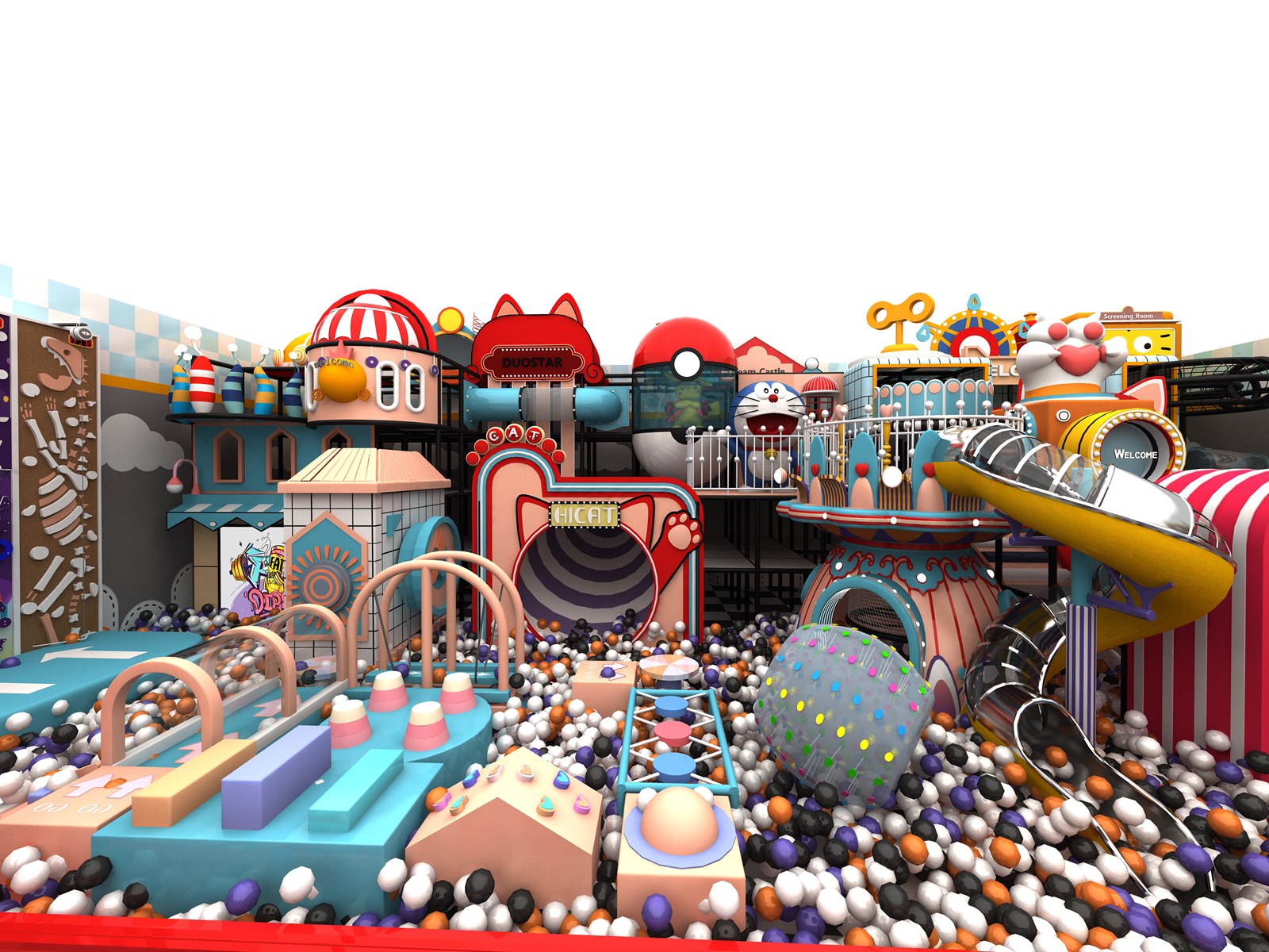 Custom indoor playground design concept