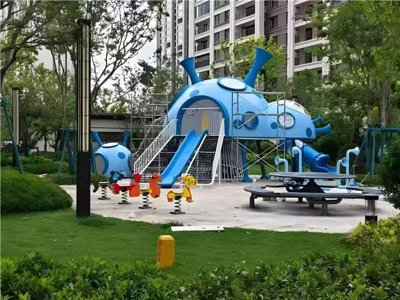 Indoor playground equipment manufacturing concept