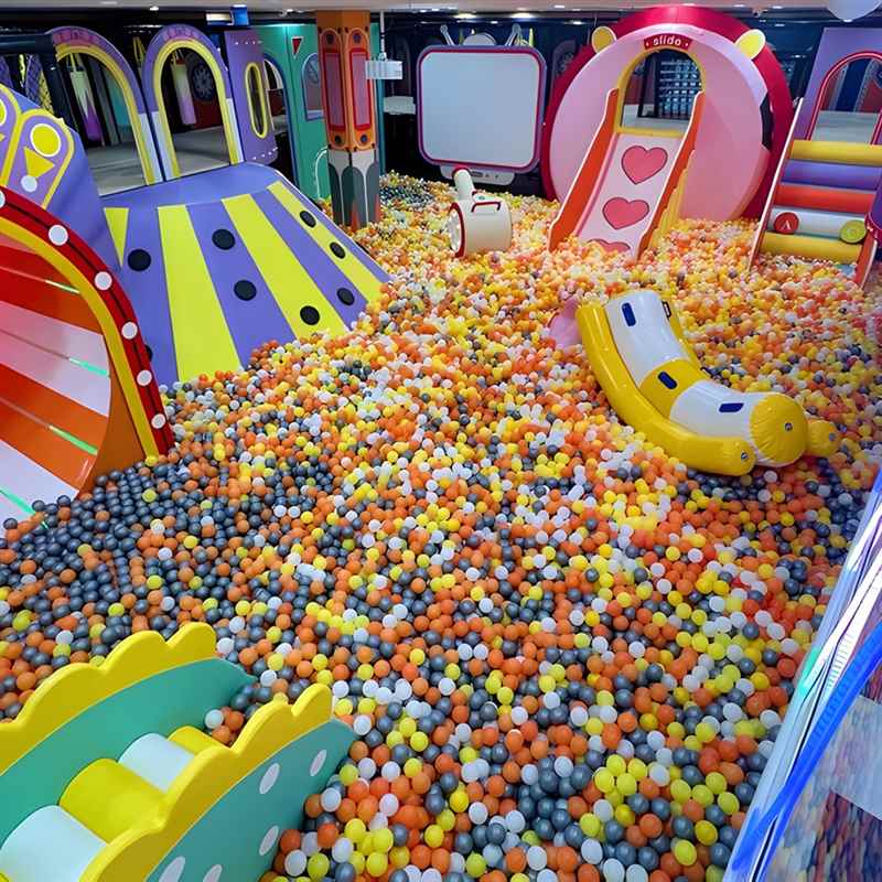 Trampoline park dodgeball and basketball dunk equipment