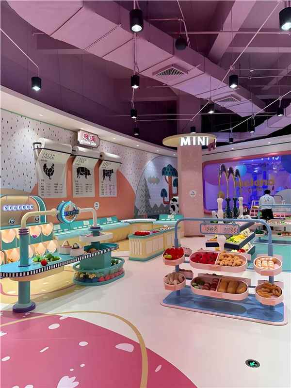 Role play market area for children