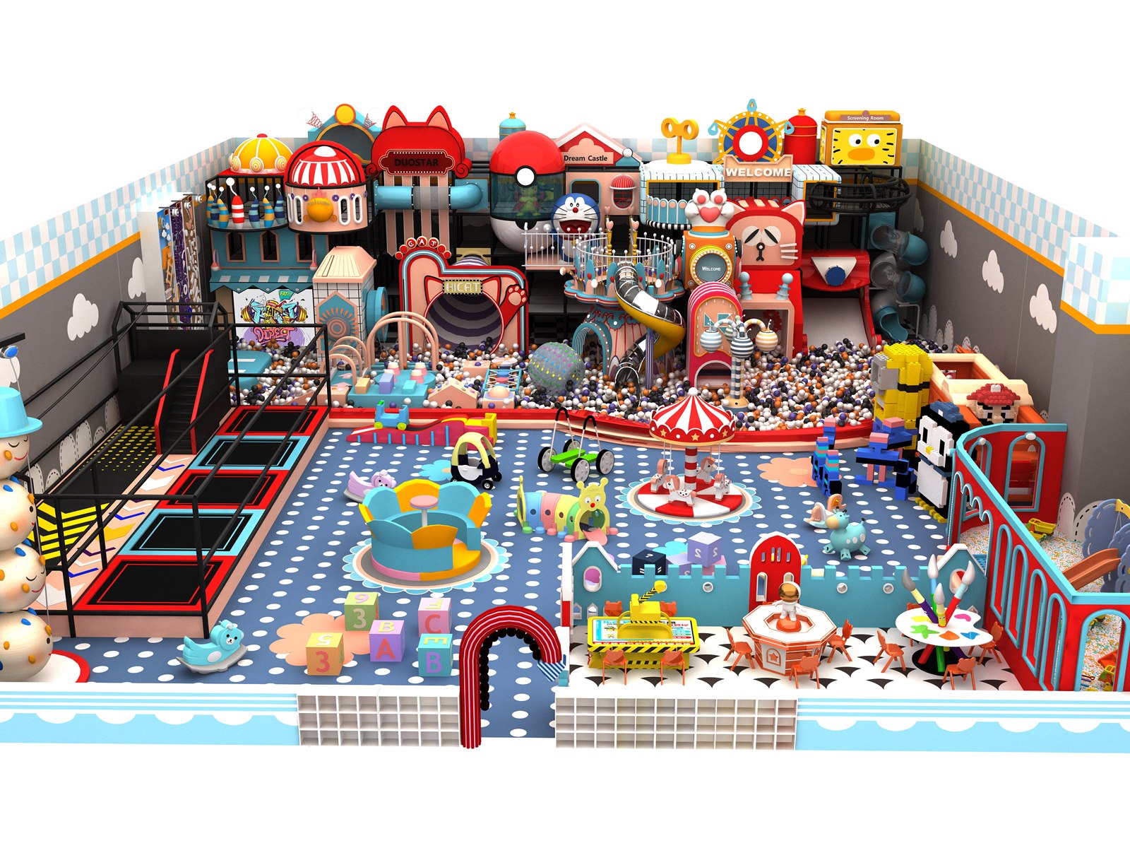 FEELKIDS commercial playground project for Southeast Asia market